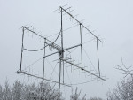 OK1IL - 2m array in winter